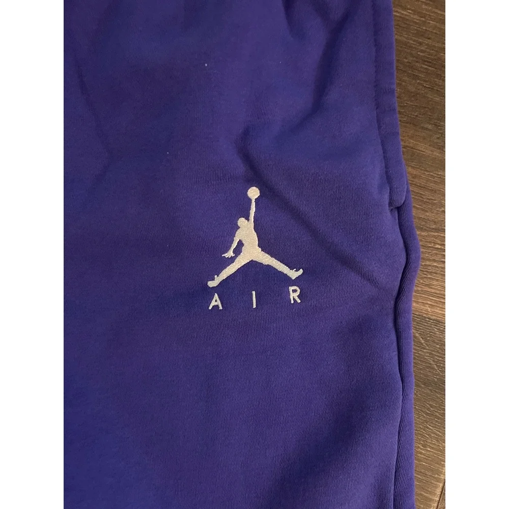 Jordan Jumpman Air Fleece Sweatpants Mens Small Purple Joggers CV2249-547